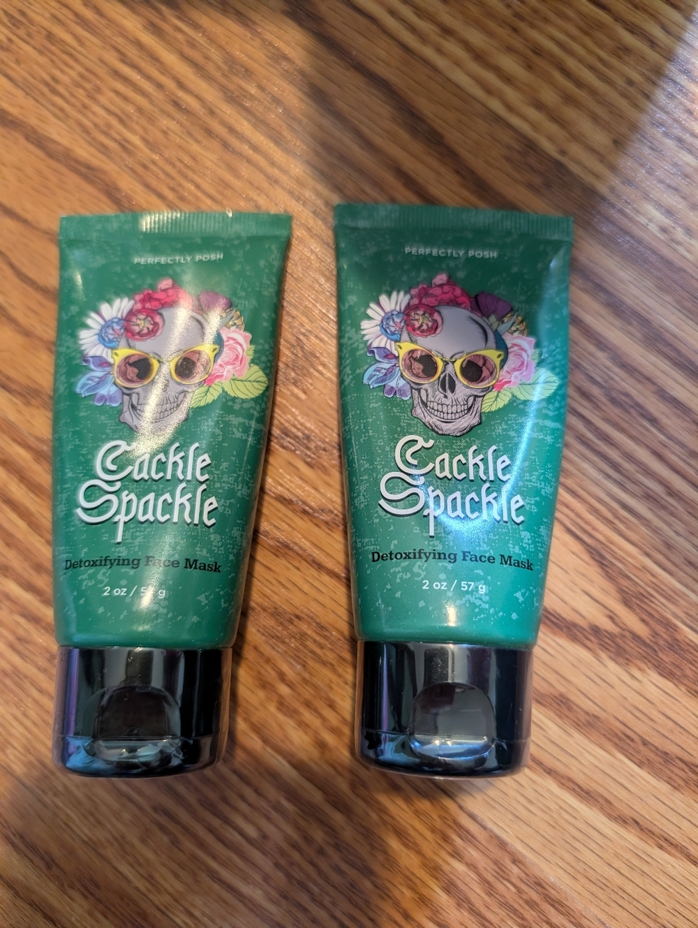 Perfectly Posh Cackle Spackle Detoxifying Face Mask 2 Piece Set